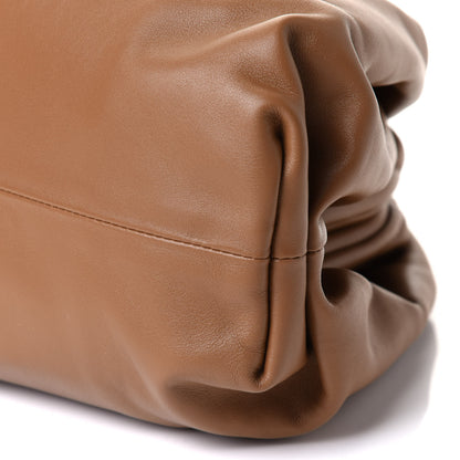 Bottega Veneta Smooth Butter Calf The Pouch Oversized Clutch Cammello 10 of 11