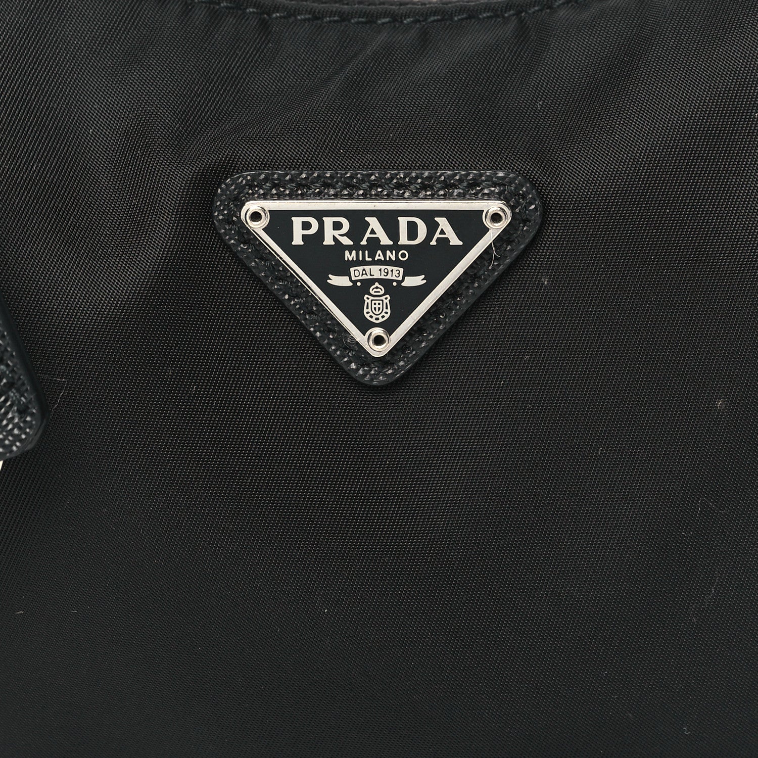 Prada Tessuto Nylon Saffiano Mini Re-Edition 2005 Bag Black 9 of 12