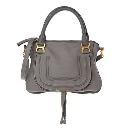 Chloe Calfskin Medium Marcie Satchel Cashmere Grey 1 of 11