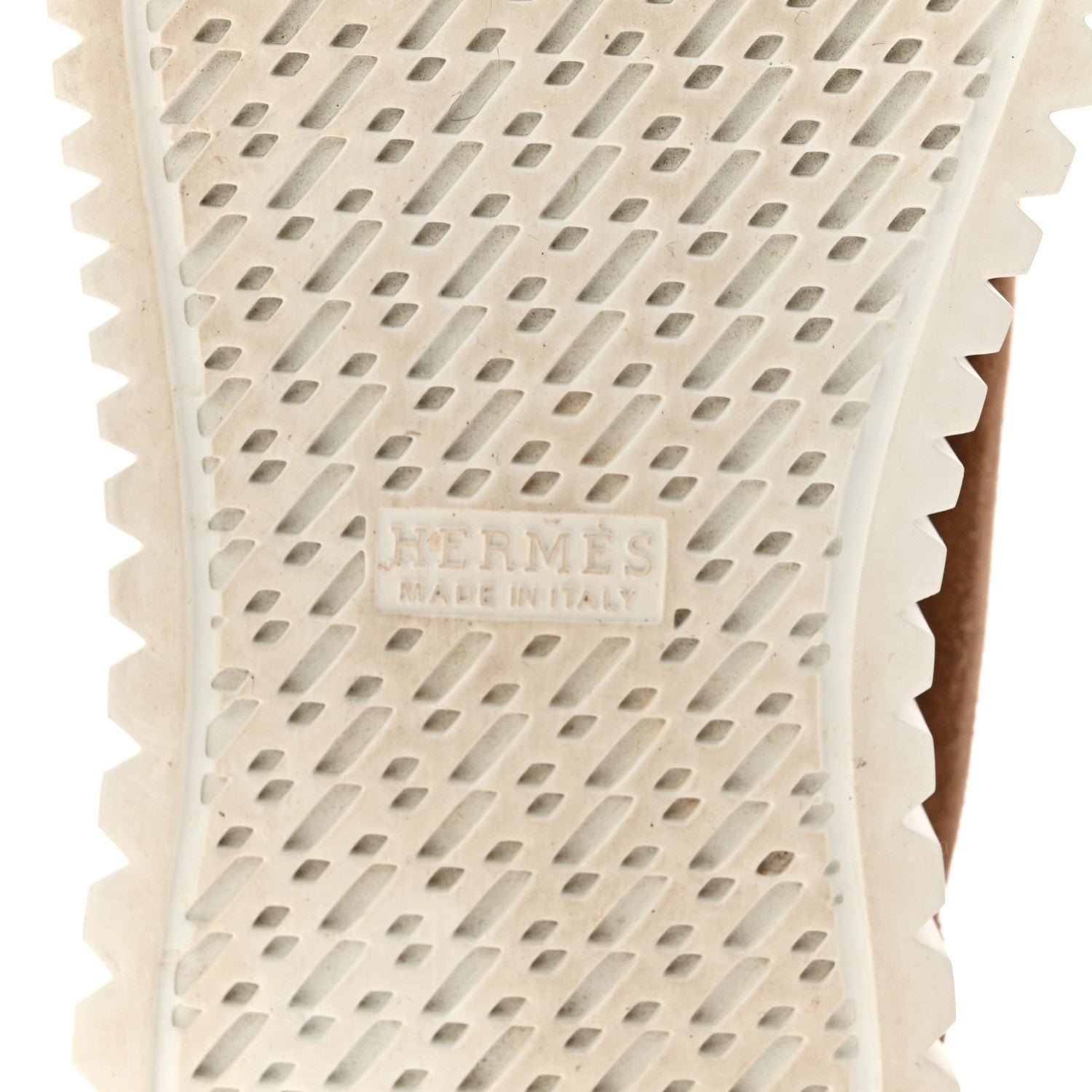 Hermes Woolskin Womens Climb Sneakers 37.5 Brun Fume 7 of 9