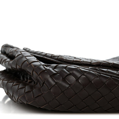Bottega Veneta Nappa Intrecciato Messenger Bag Ebano 8 of 12