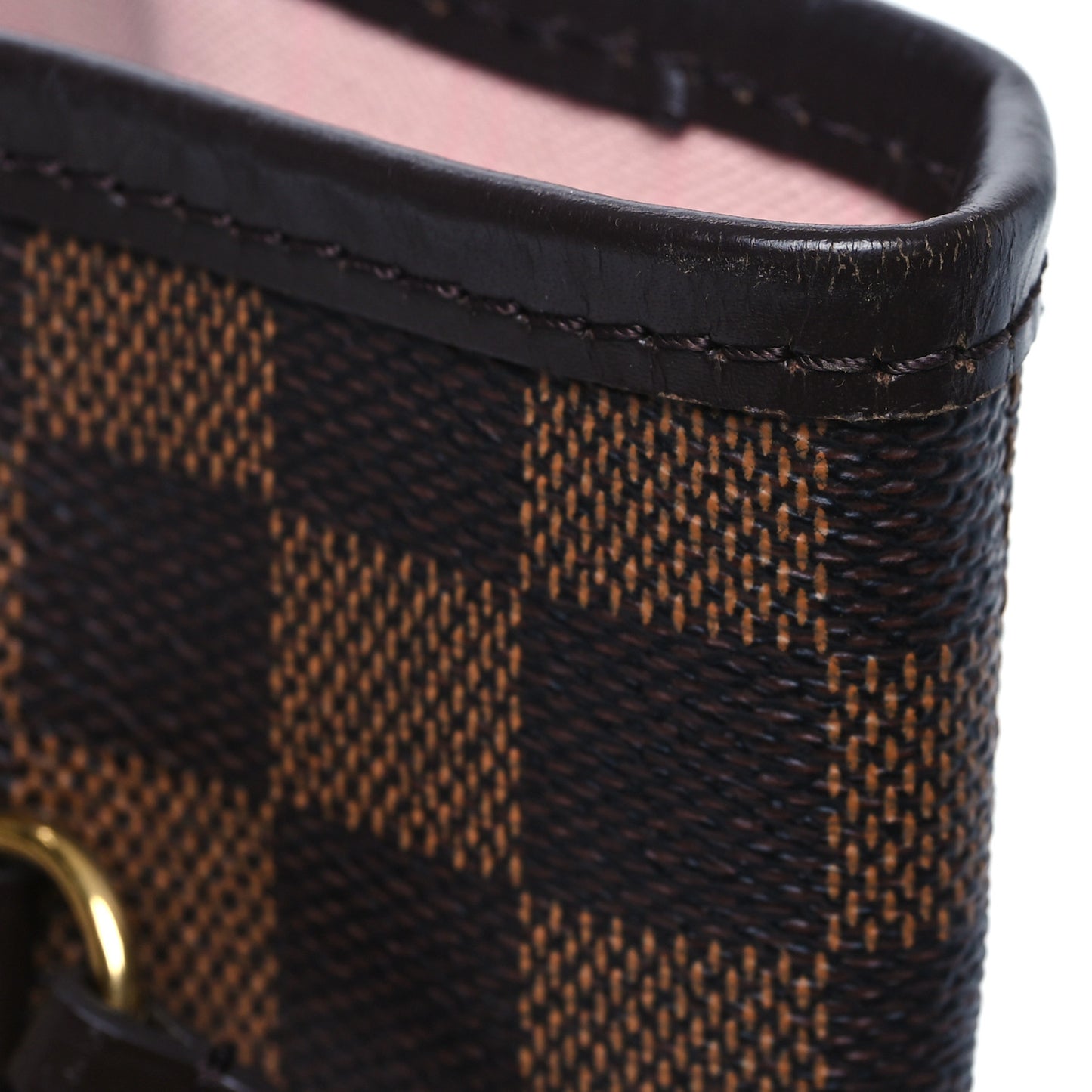 Damier Ebene Neo Neverfull MM Rose Ballerine