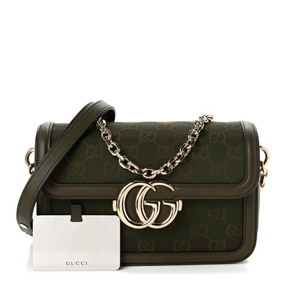 Gucci Monogram Small Gucci Go Shoulder Bag Luscious Green 3 of 11