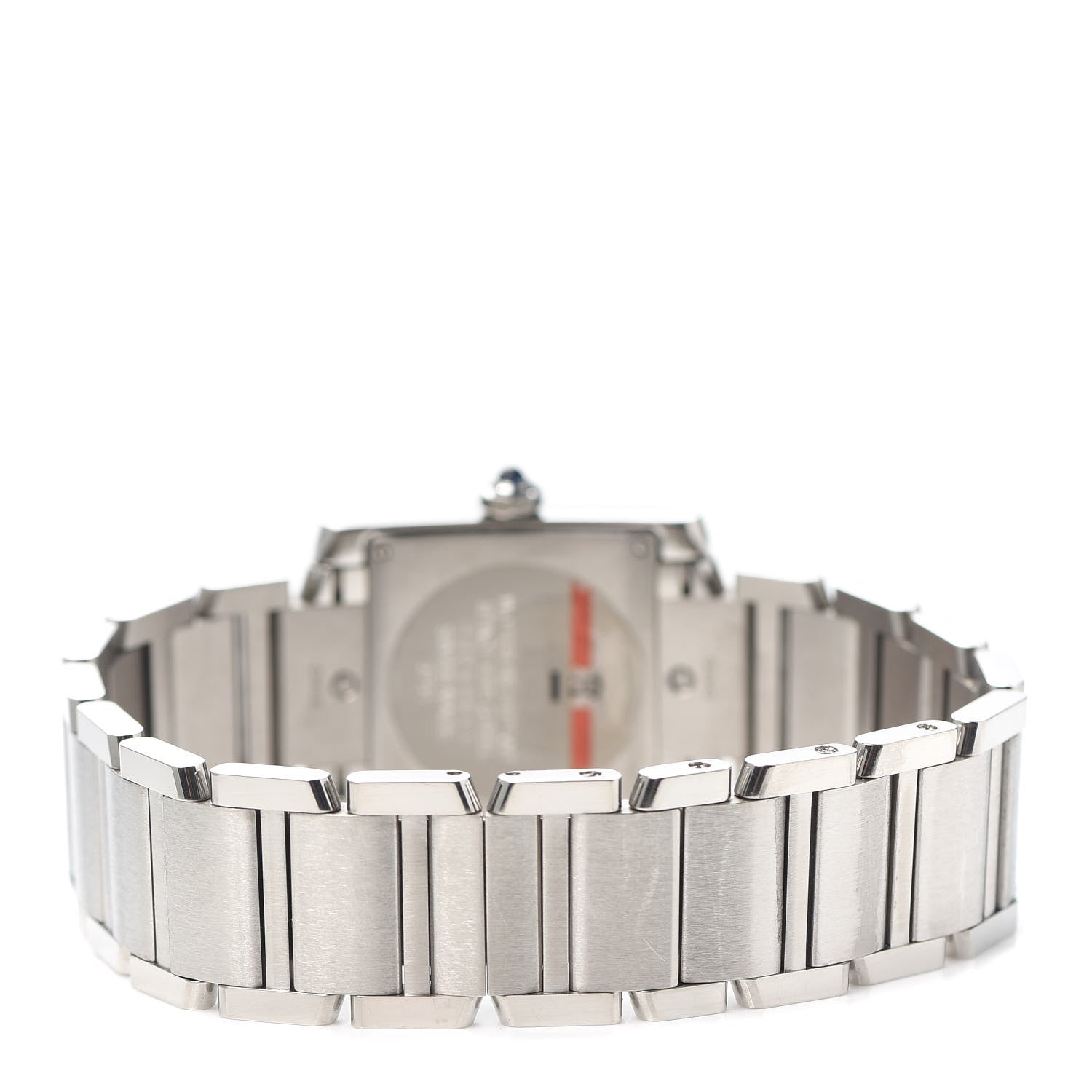 Cartier Stainless Steel Diamond Bezel 25mm Tank Francaise Quartz Watch 3 of 6