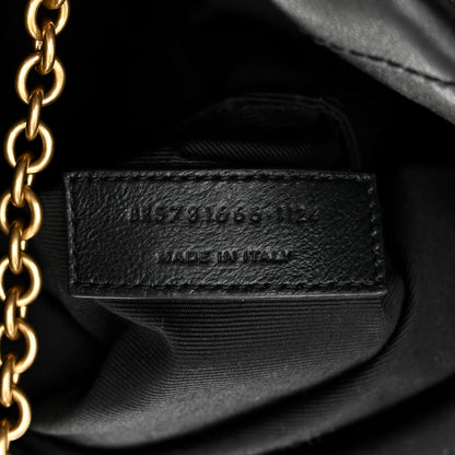 Saint Laurent Lambskin Matelasse Monogram Medium Jamie 4.3 Pochon Black 8 of 11