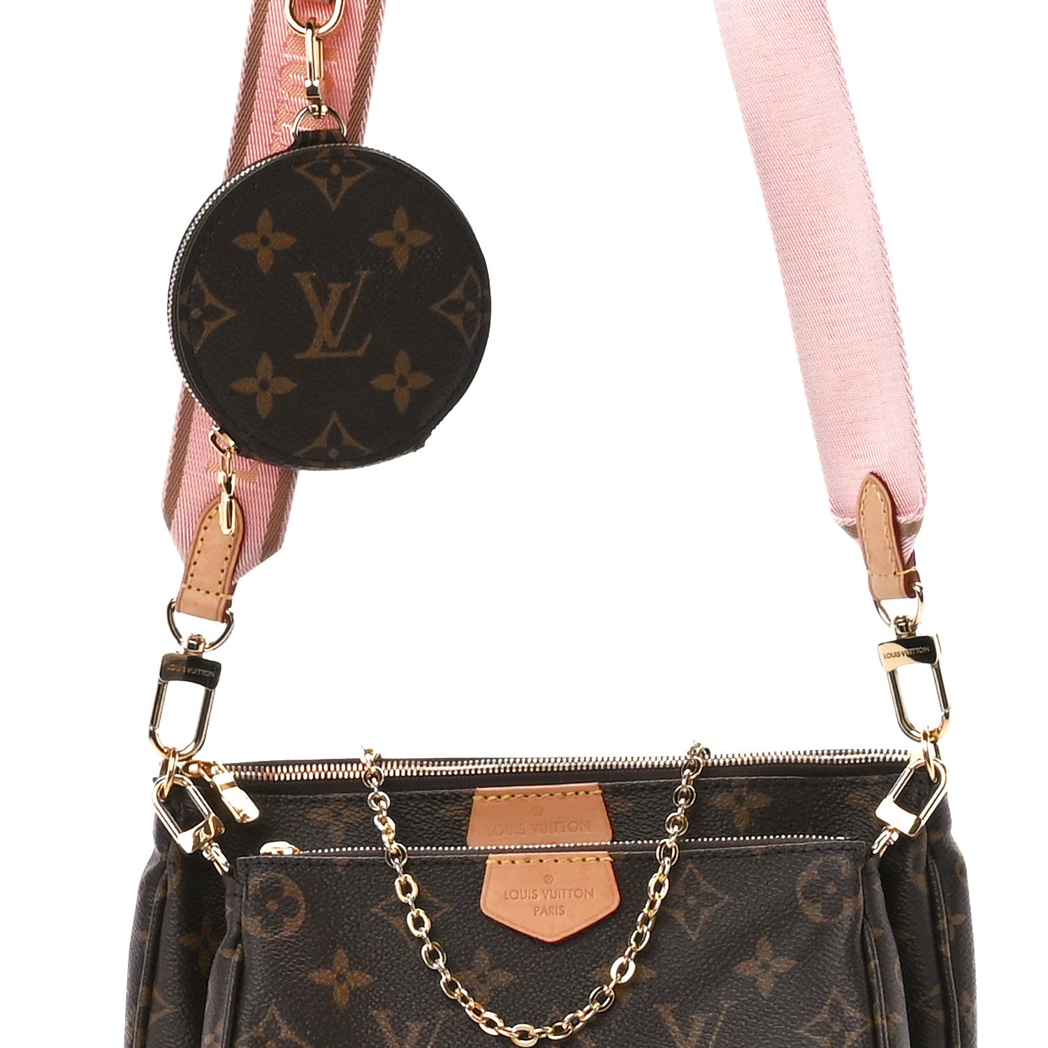 Louis Vuitton Monogram Multi Pochette Accessories Rose Clair 12 of 15