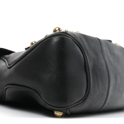 Gucci Calfskin Horsebit Flap Black 9 of 10