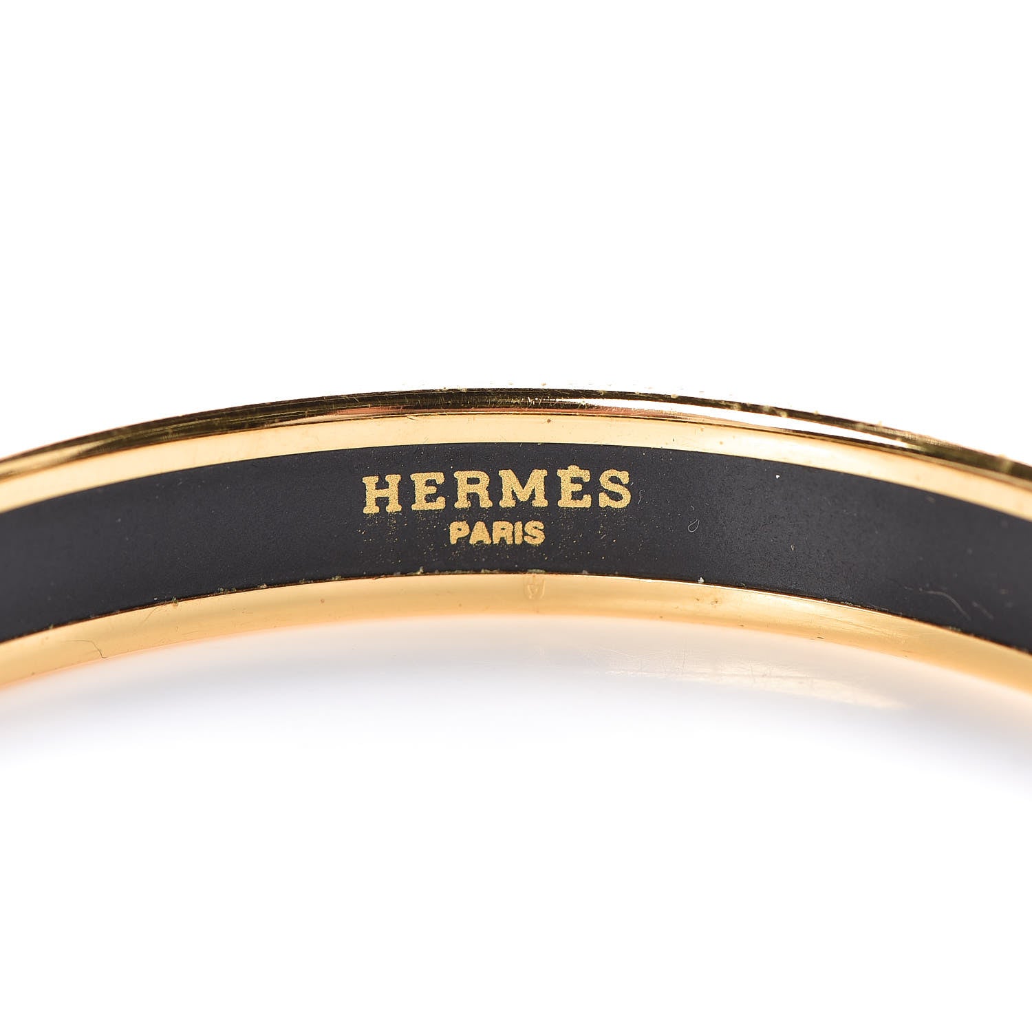 Hermes Enamel Printed Rope Chain Link Narrow Bracelet 65 4 of 5