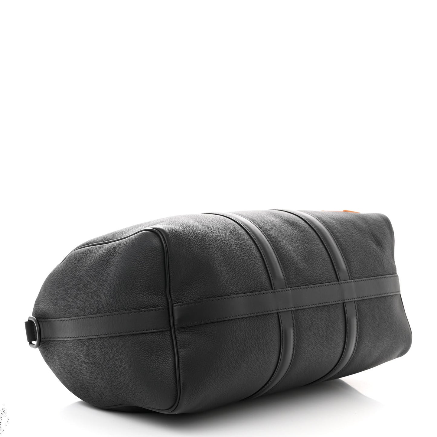 Calfskin Damier Distorted Keepall Bandouliere 40 Black