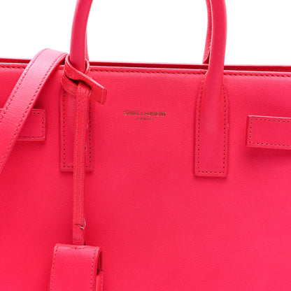 Saint Laurent Calfskin Nano Sac De Jour Lipstick Fuchsia 7 of 9