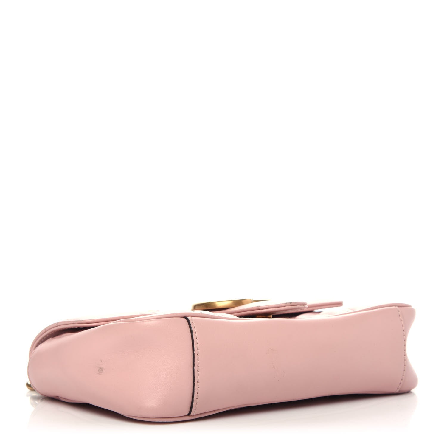 Gucci Calfskin Matelasse Mini GG Marmont Shoulder Bag Perfect Pink 4 of 10