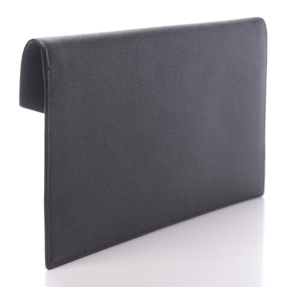 Saint Laurent Grain De Poudre Uptown Pouch Black 3 of 8