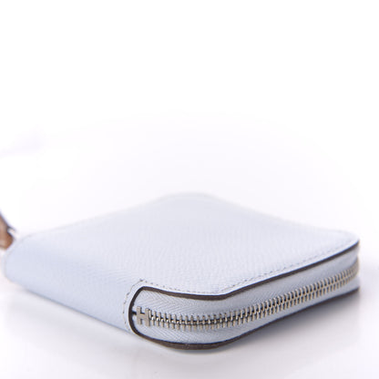 Hermes Epsom Silk'In Coin Purse Bleu Brume 6 of 8
