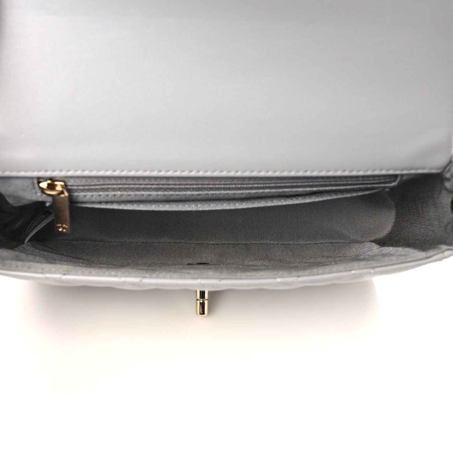 Calfskin Quilted Bolero De Chanel Flap Bag Grey