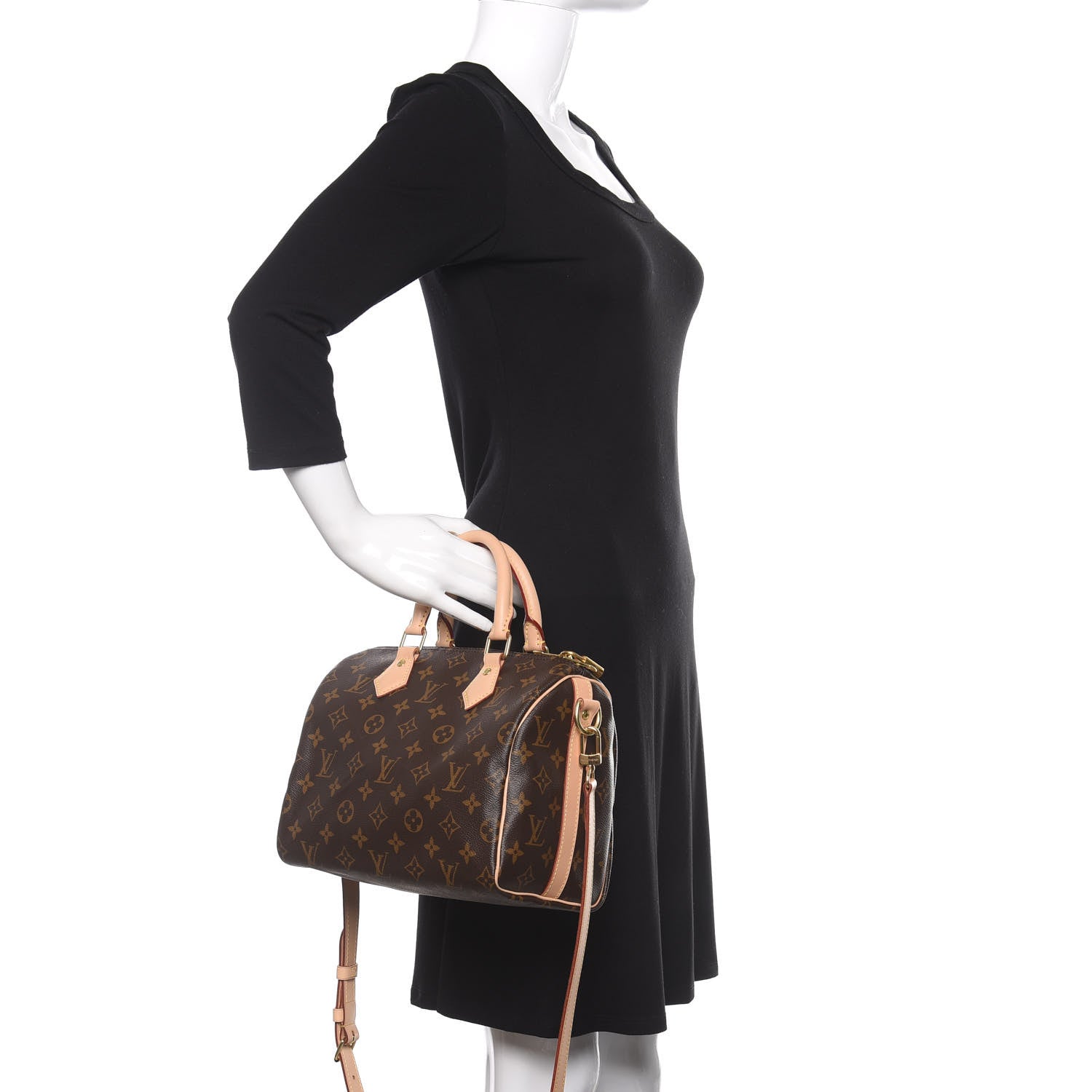 Louis Vuitton Monogram Speedy Bandouliere 25 3 of 11