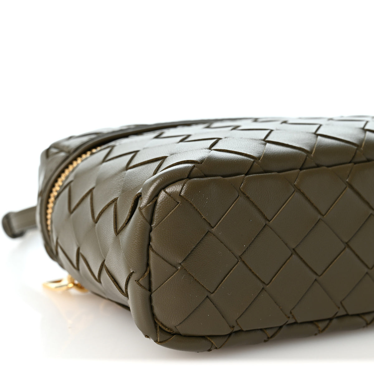 Bottega Veneta Calfskin Intrecciato Bang Bang Vanity Case Cypress 1 of 9