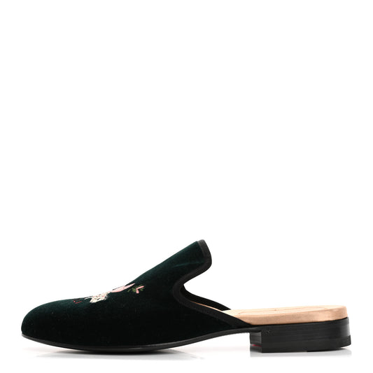 Velluto Marmara Mens Flying Pigs Mules 9 Verde Black