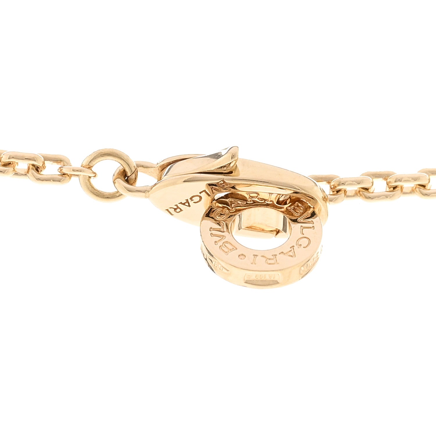 Bulgari 18K Yellow Gold Diamond .38ctw B.Zero1 Rock Pendant Necklace 4 of 5