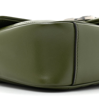 Gucci Calfskin Matelasse Aria Small GG Marmont Shoulder Bag Military Wood 9 of 9