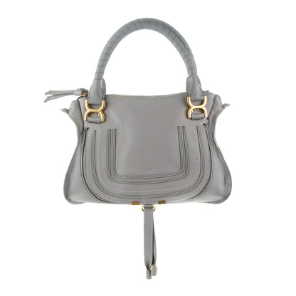 Chloe Calfskin Medium Marcie Satchel Cashmere Grey 1 of 8
