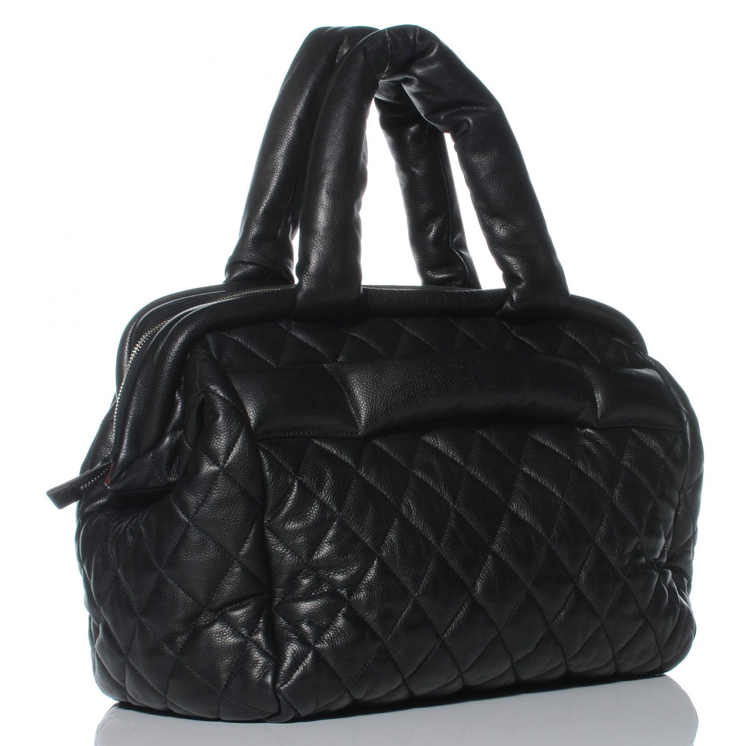 Chanel Caviar Coco Cocoon Bowler Black 3 of 7