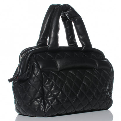 Chanel Caviar Coco Cocoon Bowler Black 3 of 7