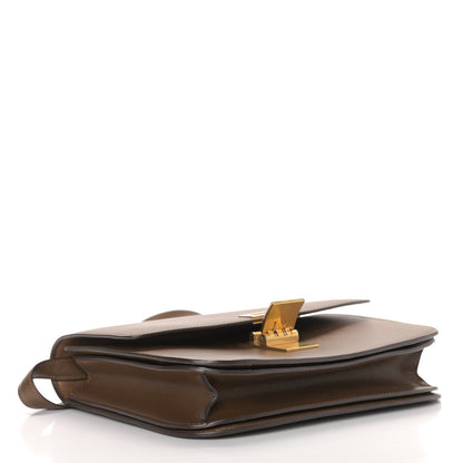 Celine Box Calfskin Medium Classic Box Flap Bag Camel 3 of 9