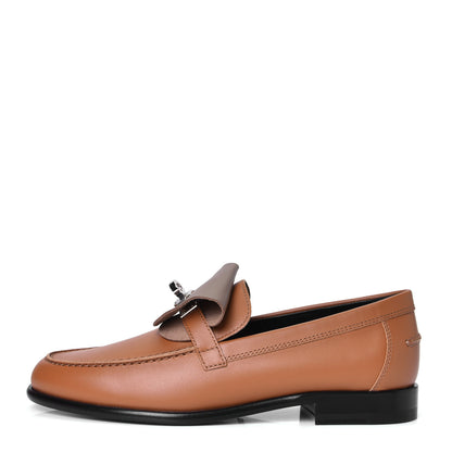 Hermes Calfskin Womens Destin Loafer 36 Naturel 1 of 4