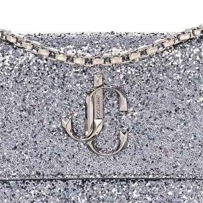 Jimmy Choo Glitter Shoulder Bag Silver 8 of 11