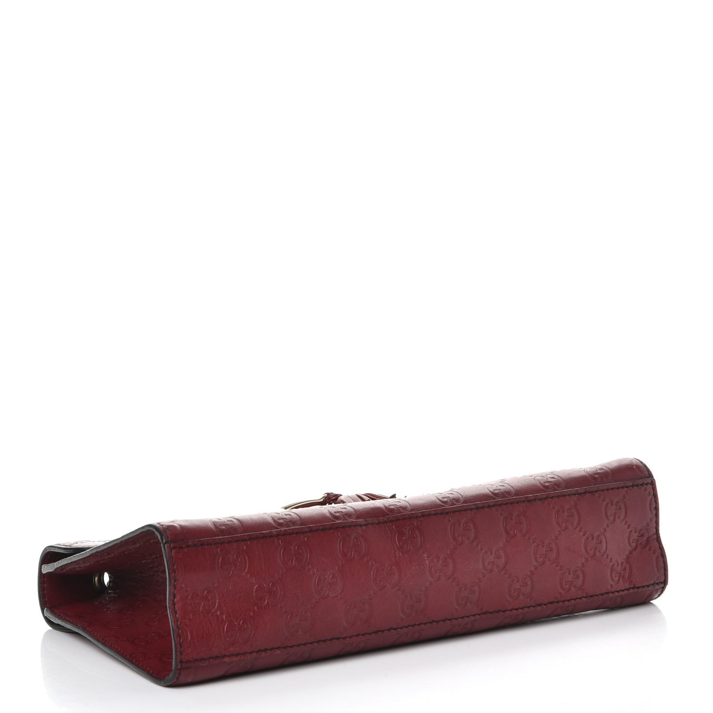 Soft Guccissima Medium Emily Chain Shoulder Bag Classic Ruby