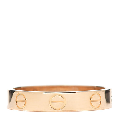 Cartier 18K Yellow Gold 3.5mm LOVE Wedding Band Ring 53 6.5 1 of 6