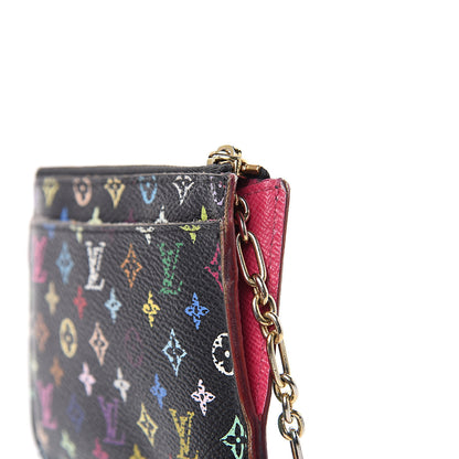 Louis Vuitton Monogram Multicolor Key Pouch Black Grenade 11 of 13