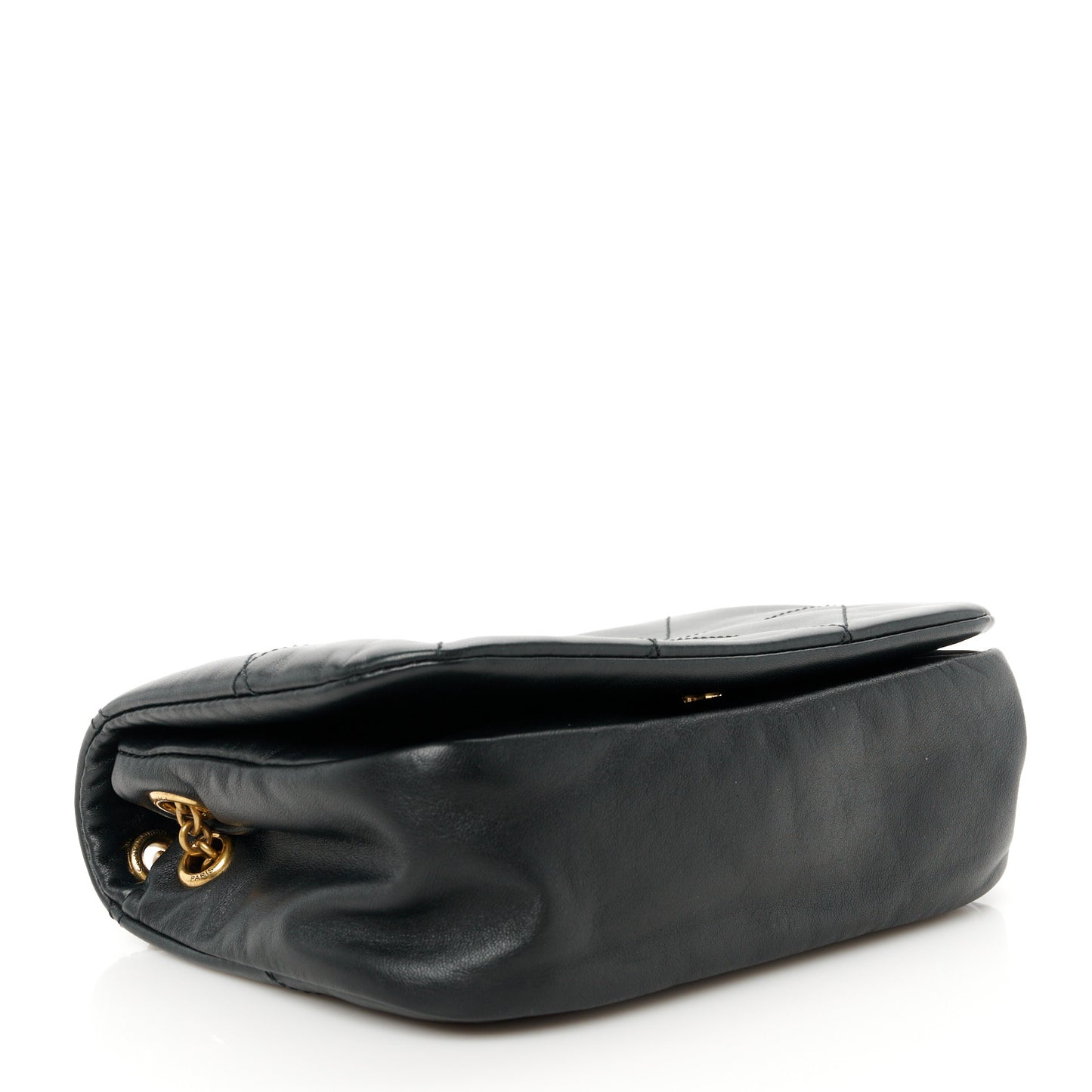 Lambskin Matelasse Monogram Mini Jamie 4.3 Black