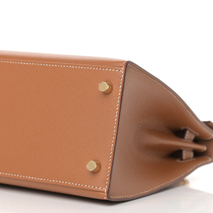 Hermes Epsom Kelly Sellier 28 Gold 10 of 12