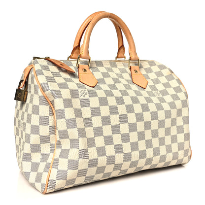 Louis Vuitton Damier Azur Speedy 35 2 of 9