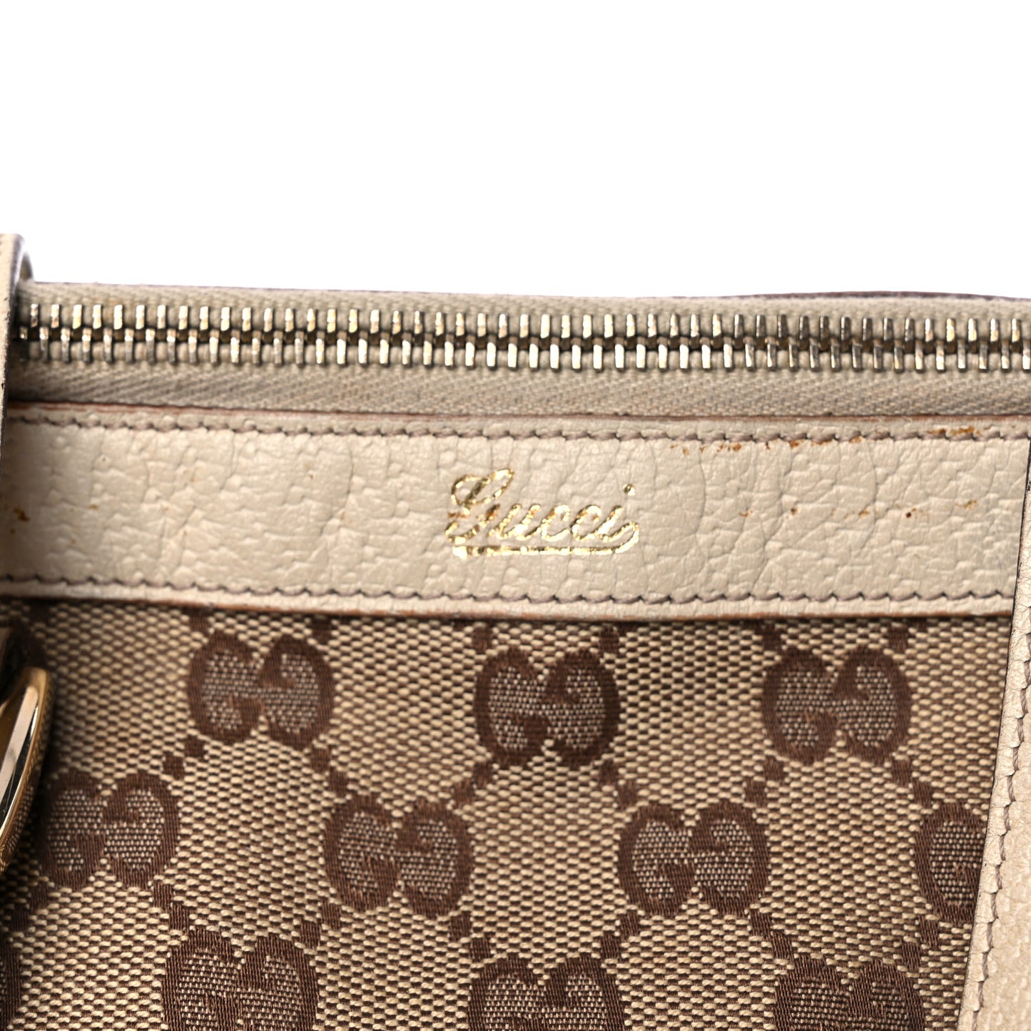 Monogram Small Abbey Tote Off White