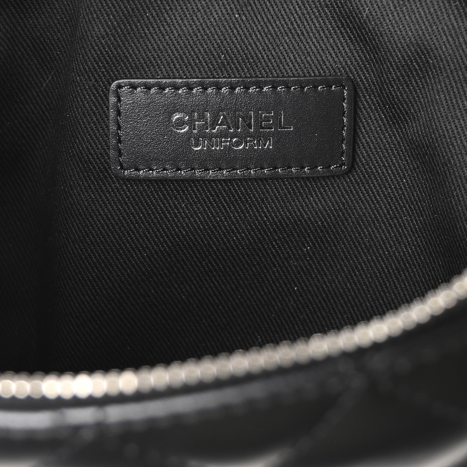 Chanel Calfskin Quilted Waist Belt Bag Black 6 of 11