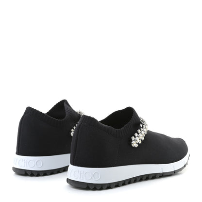 Jimmy Choo Knit Crystal Verona Sneaker 37.5 Black 3 of 11