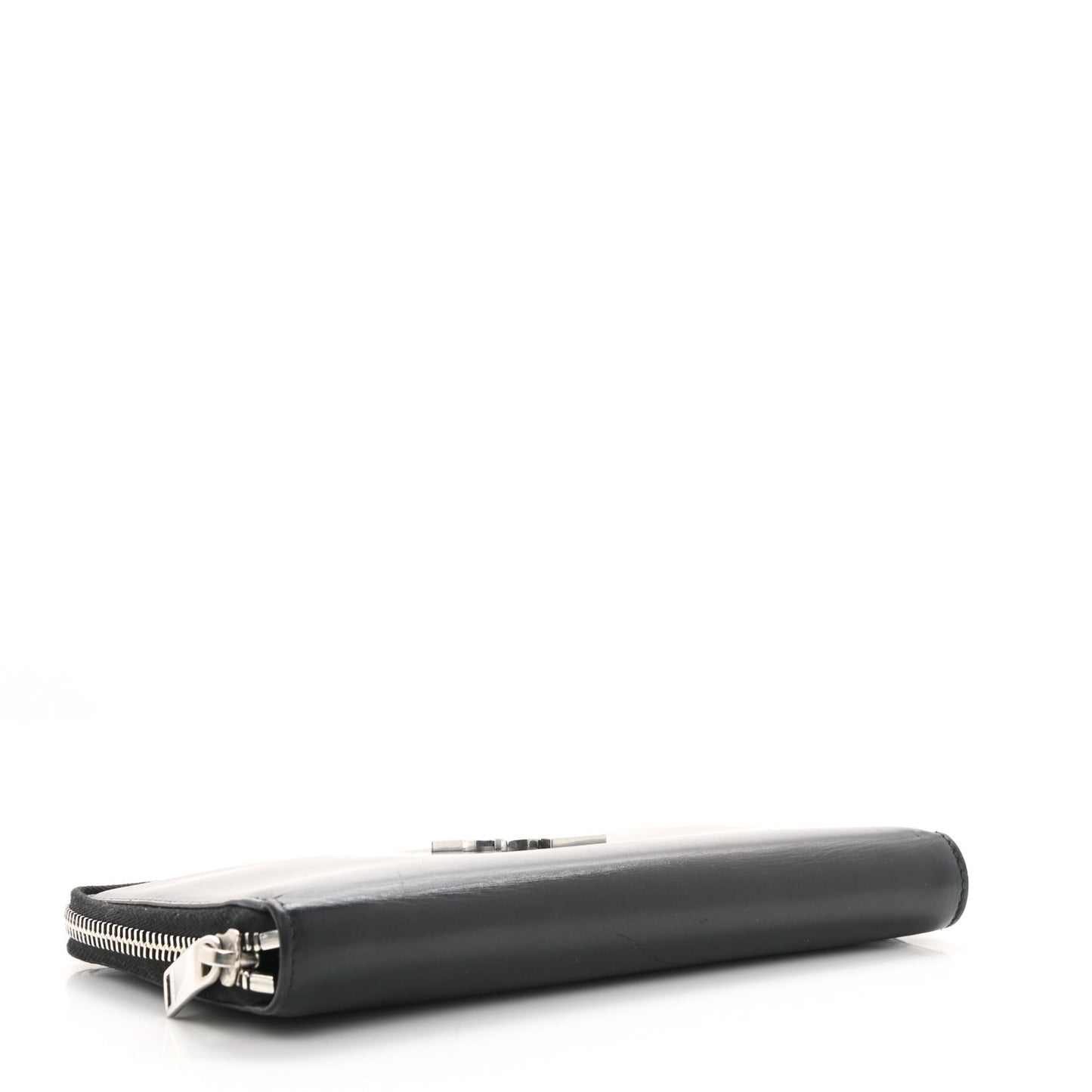 Ultra Calfskin Monogram Mens Zip Around Continental Wallet Black