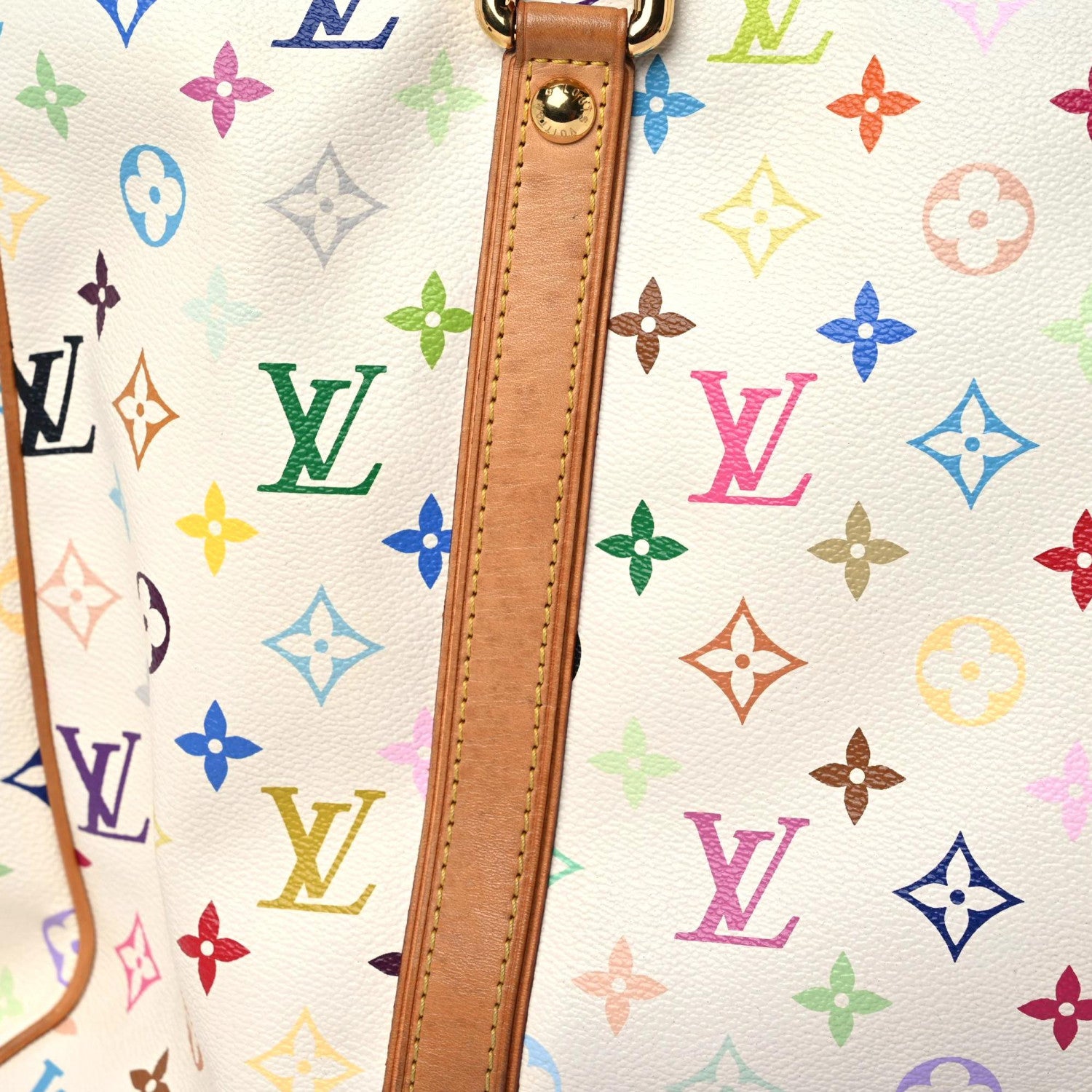 Louis Vuitton Monogram Multicolor Aurelia GM White 18 of 26