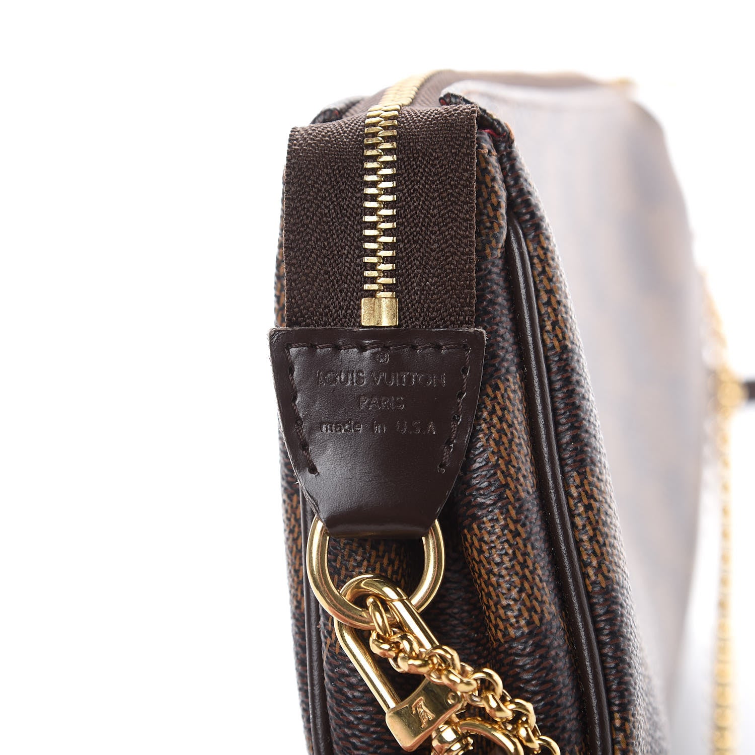 Louis Vuitton Damier Ebene Eva Clutch 9 of 11
