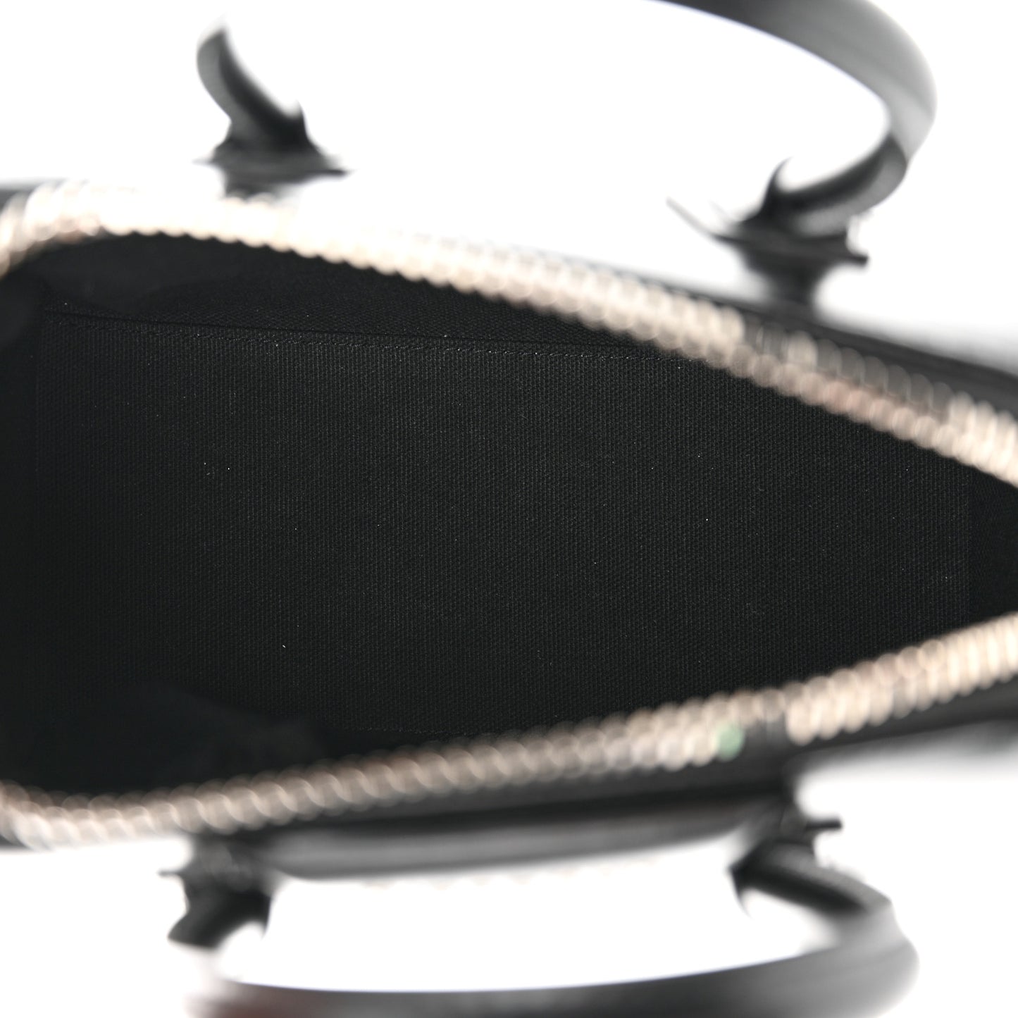 Shiny Lord Calfskin Mini Antigona Black