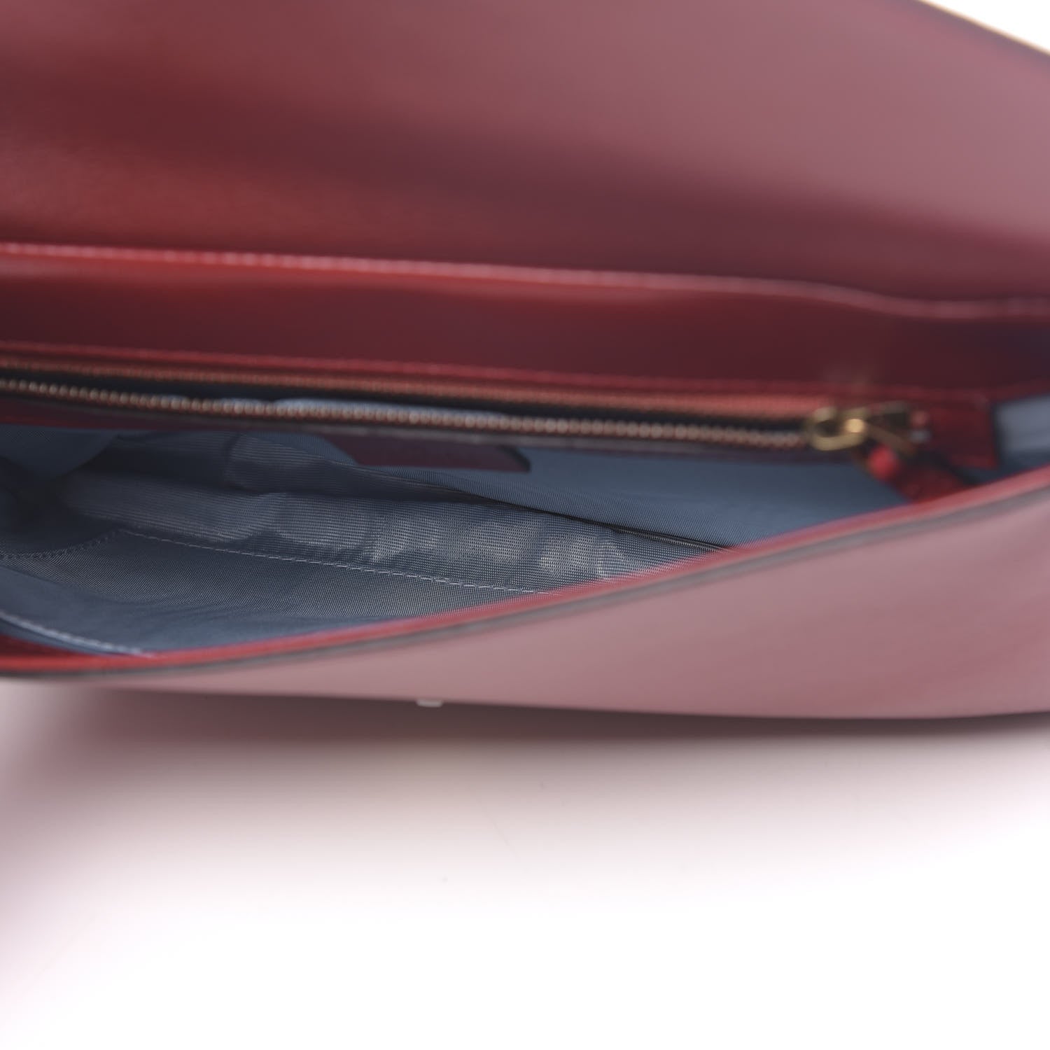 Gucci Calfskin Diagonal GG Medium Thiara Double Envelope Shoulder Bag Black Red 6 of 13
