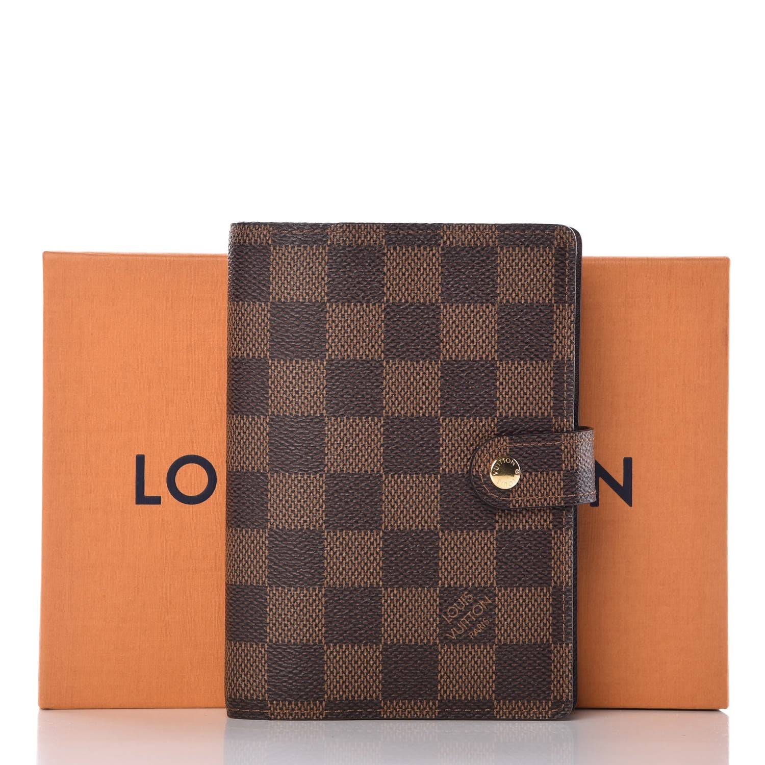 Louis Vuitton Damier Ebene Small Ring Agenda Cover 9 of 9