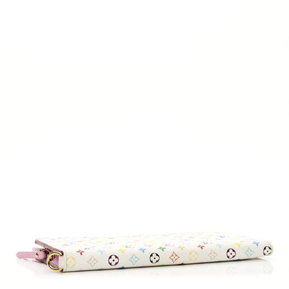 Louis Vuitton Monogram Multicolor Insolite Wallet White Litchi 4 of 8
