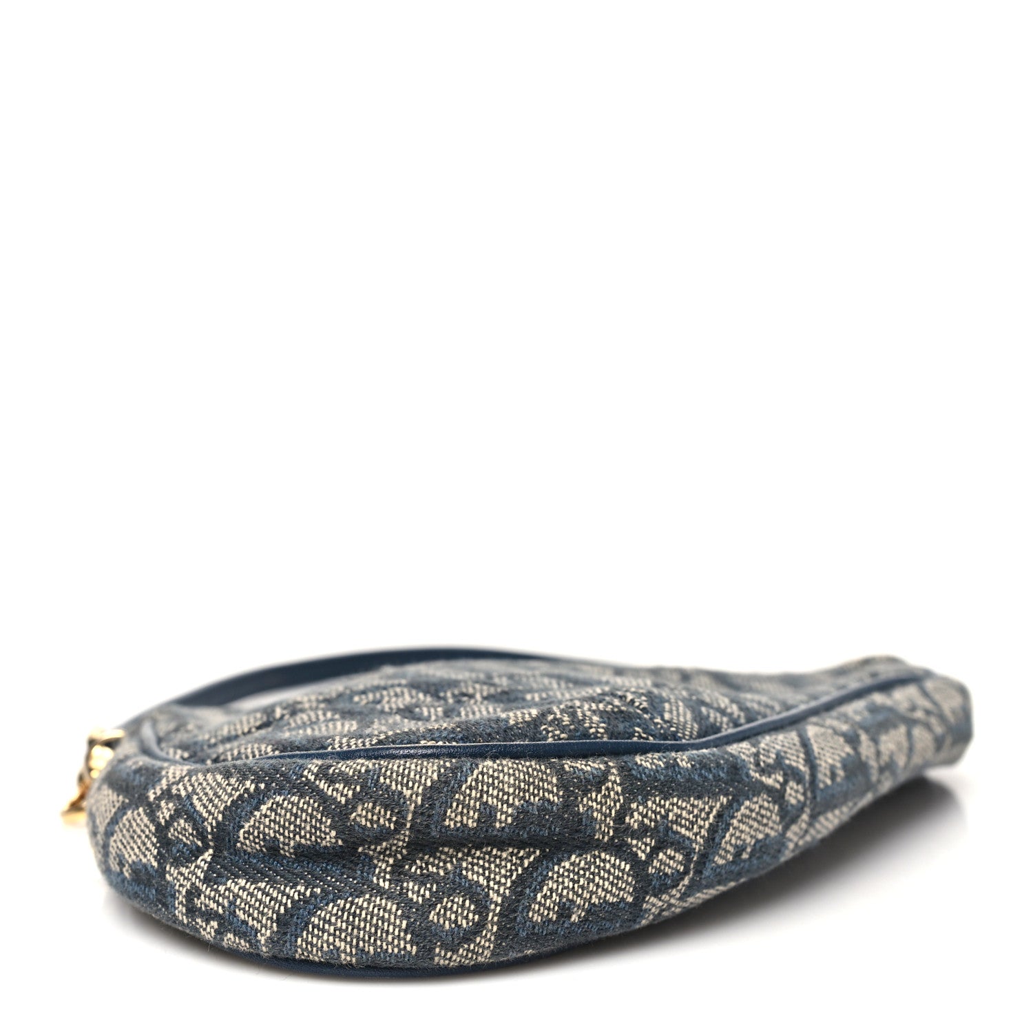 Christian Dior Monogram Mini Saddle Pochette Navy 1839817