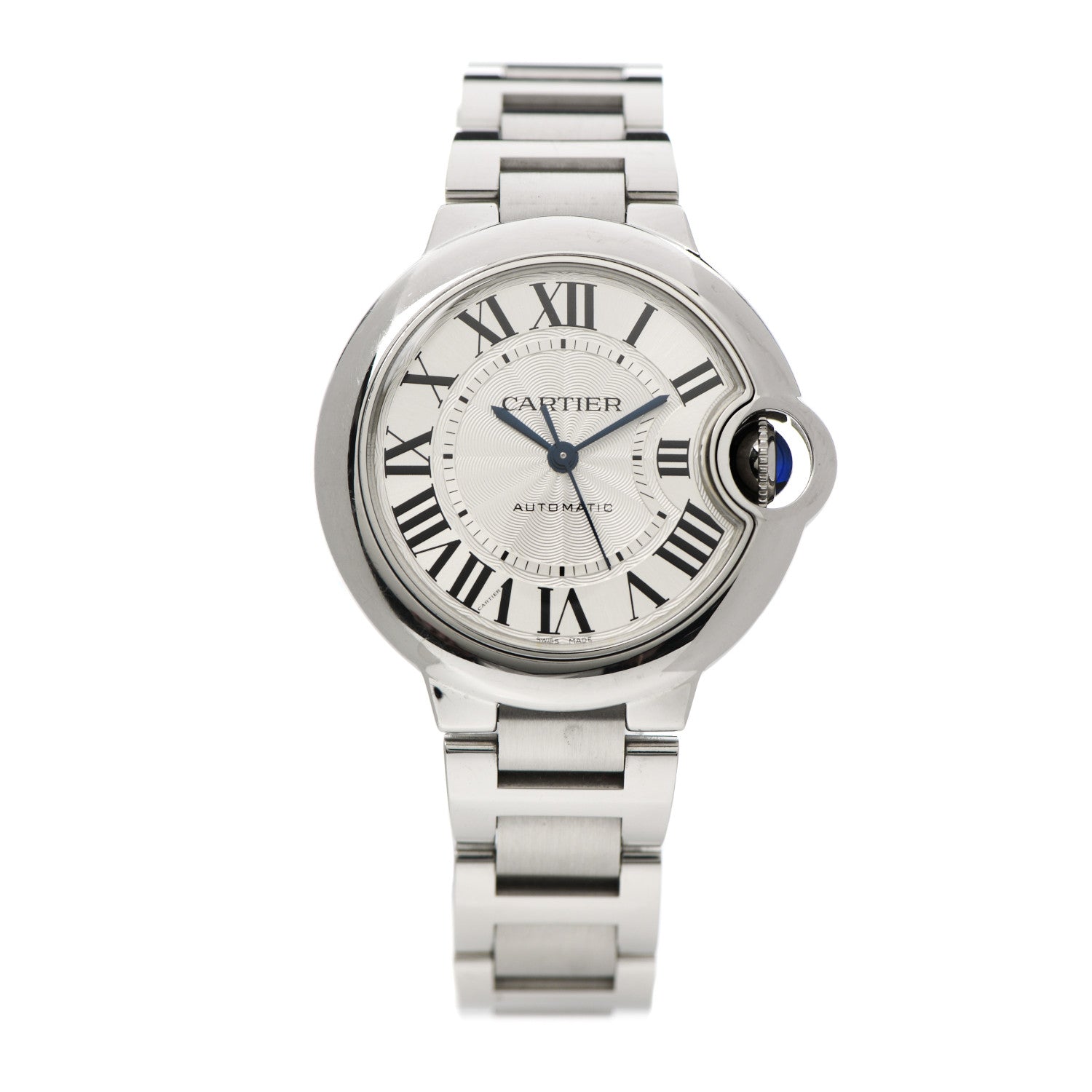 Cartier Stainless Steel 33mm Ballon Bleu De Cartier Automatic Watch 1 of 4