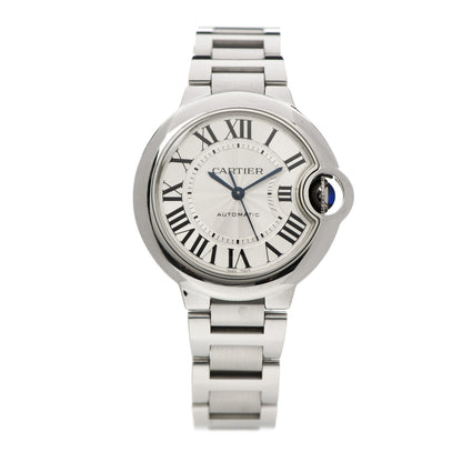 Cartier Stainless Steel 33mm Ballon Bleu De Cartier Automatic Watch 1 of 4