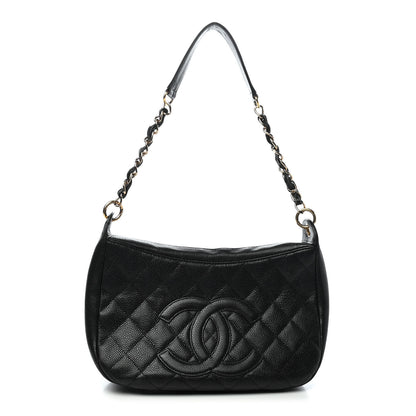 Chanel Caviar Quilted Timeless CC Shoulder Bag Black 1 of 9