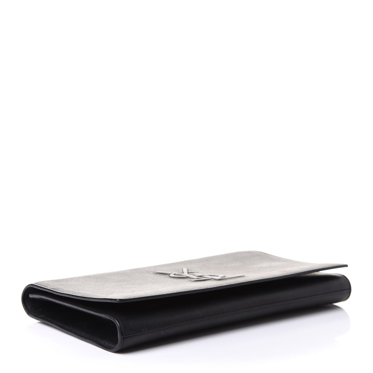 Calfskin Monogram Large Belle De Jour Clutch Black